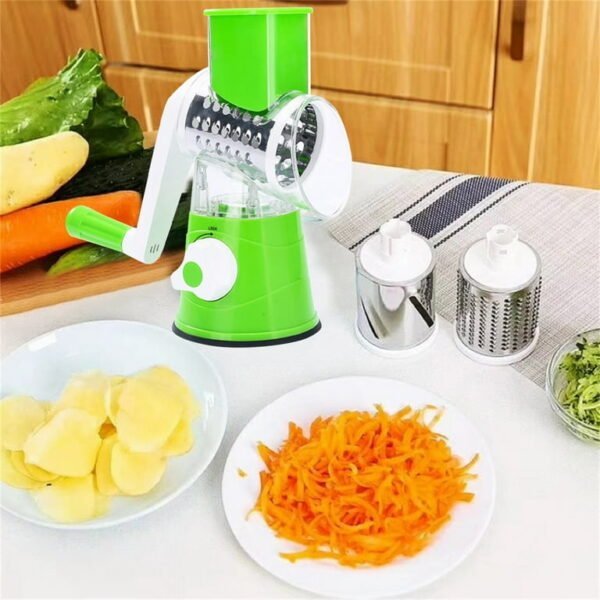 Multifunctional 3 in 1 Vegetable Drum Cutter Grater - Image 2