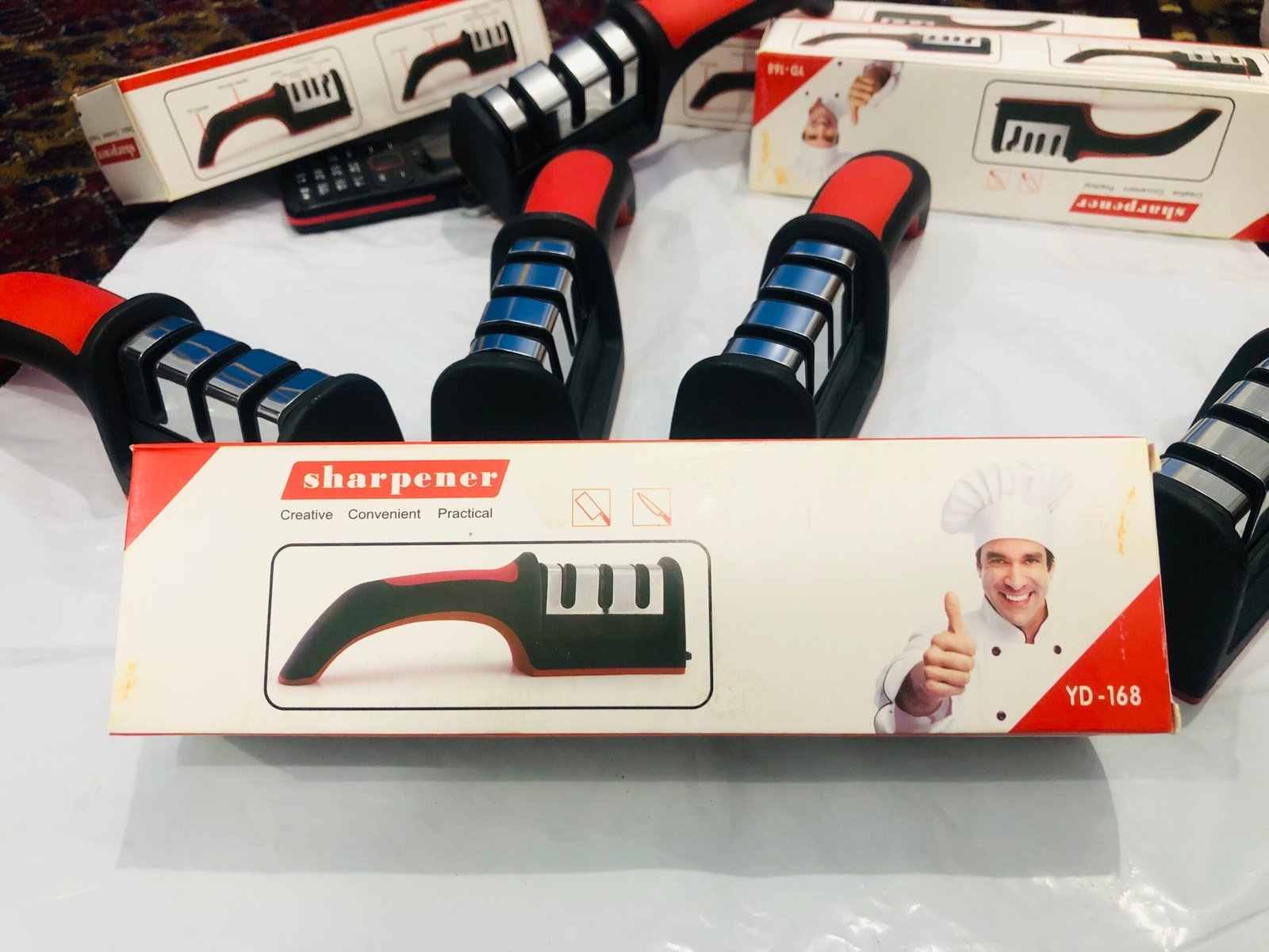 3-in-1 Manual Knife Sharpener - Image 2