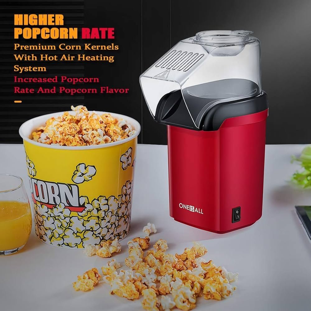 Popcorn Maker, ONEISALL 1200W Fast Machine - Image 4