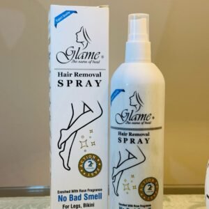 Glame Hair Removal Spray for Women & Men | Removes Body Tan | Painless & Irritation Free (140 ML)